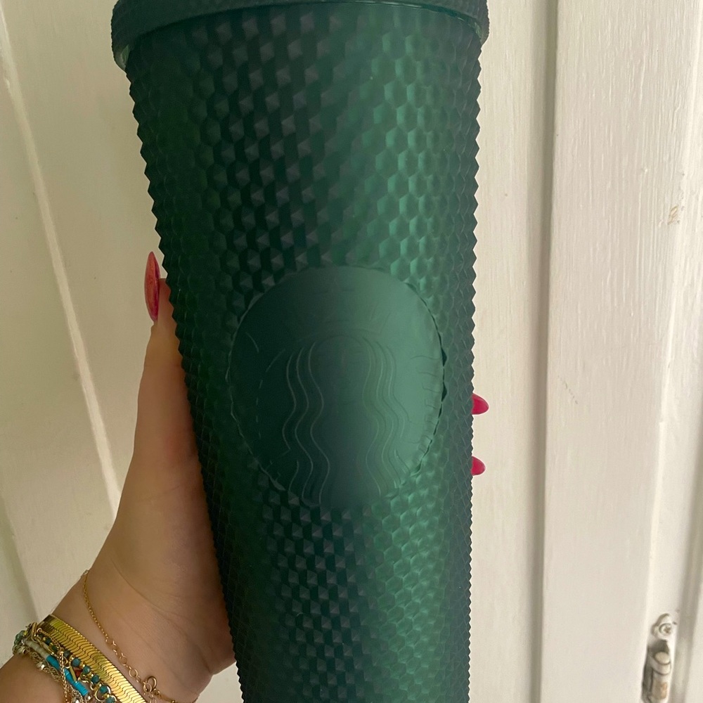 Green Starbucks 24oz tumbler